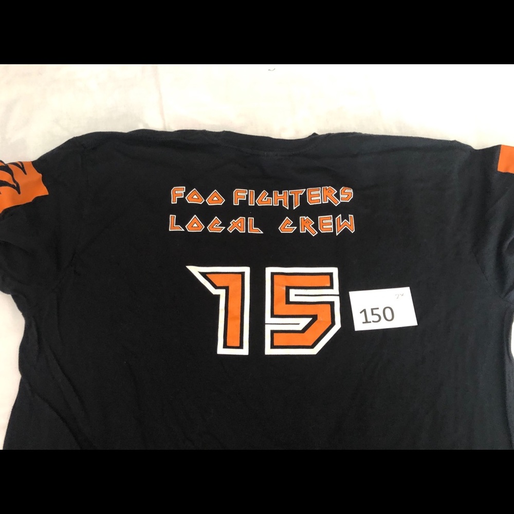 NWOT Foo Fighters Local Crew Shirt 2015 tour